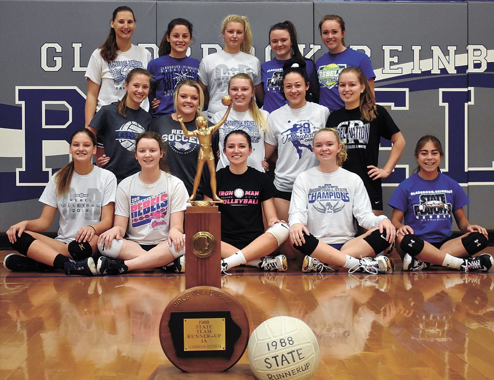 GladbrookReinbeck state volleyball team shares ties with 1988 runners